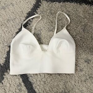 Free People White Bralette